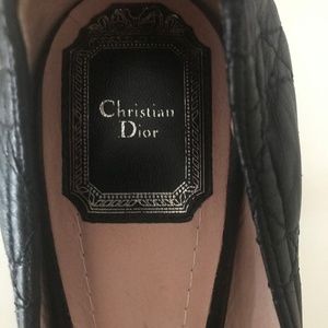 Christian Dior Black Quilted Pumps